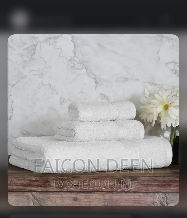 3 Pieces Set Luxurious Cotton Towels