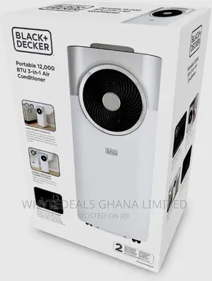Sweat No More! Black Decker 1.5HP Wi-Fi 12000BTU MOBILE AC