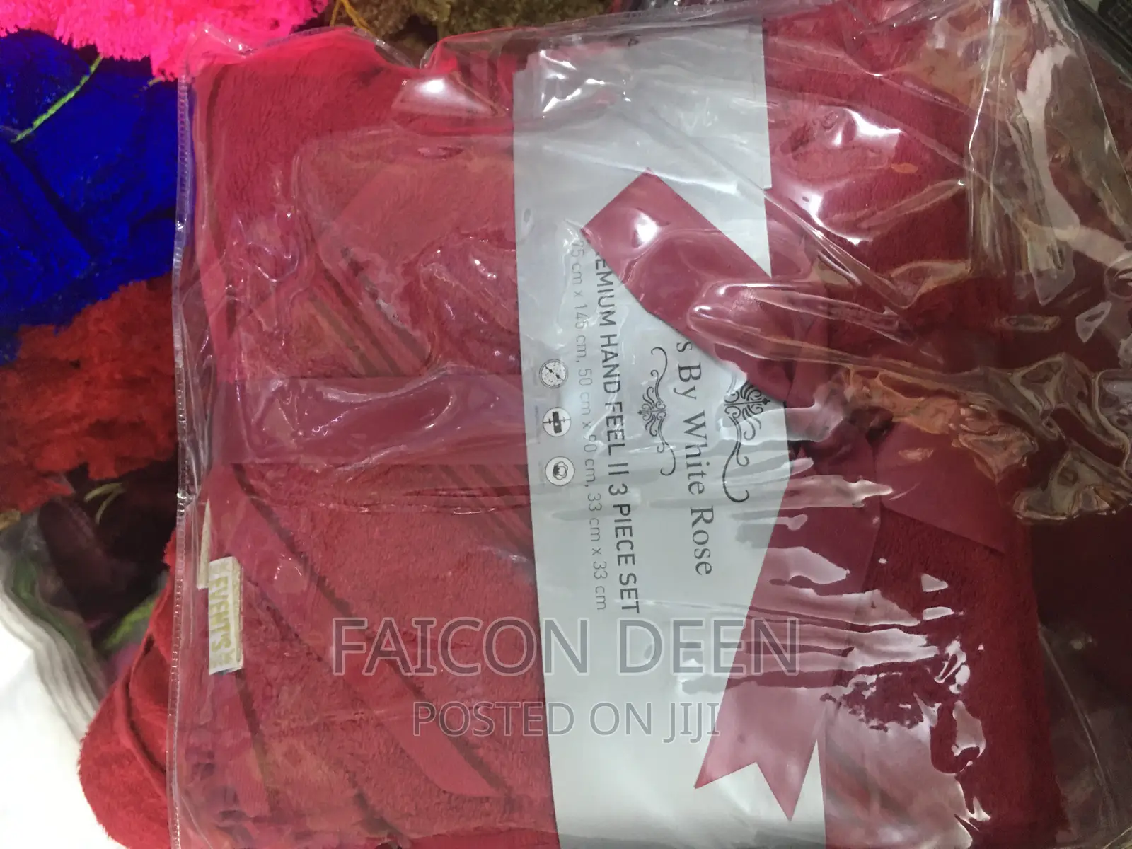Cotton Original 3 Pieces Set Towels