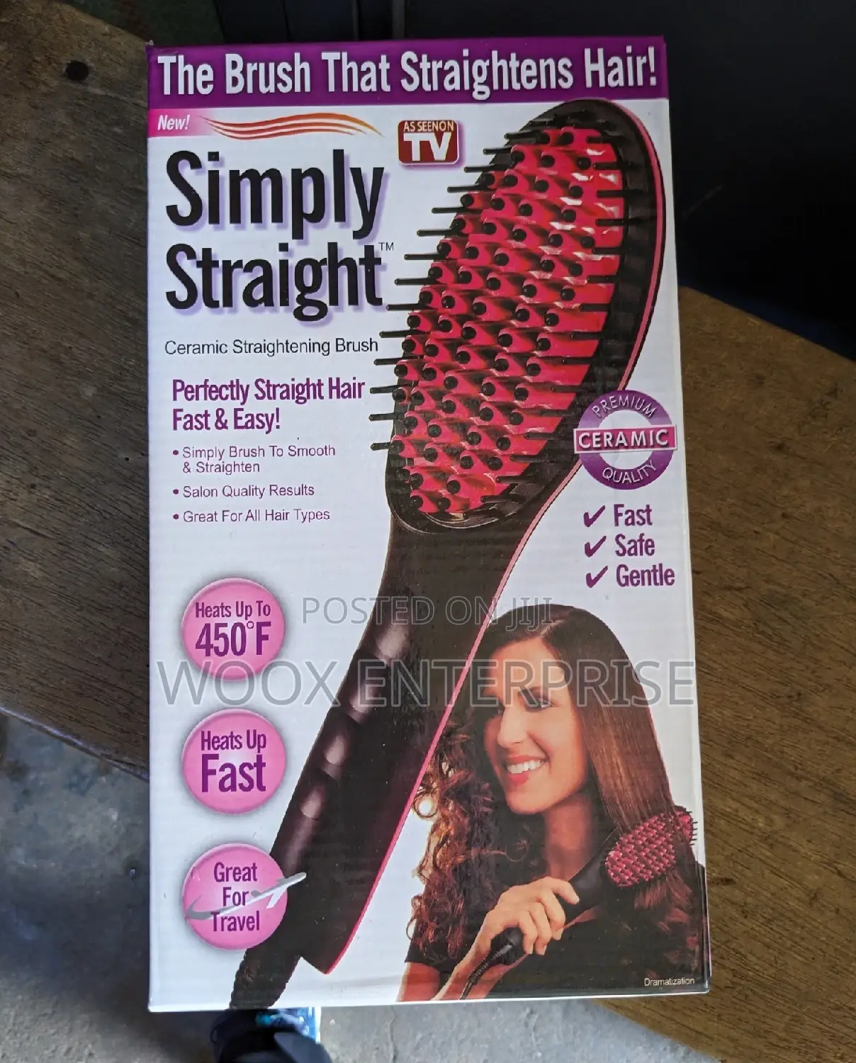Hair Straightener Brush (Electric)