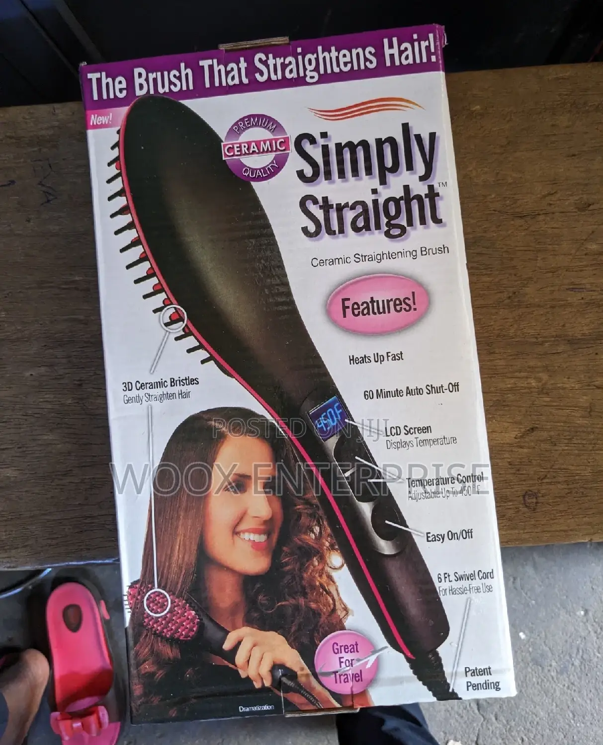 Hair Straightener Brush (Electric)