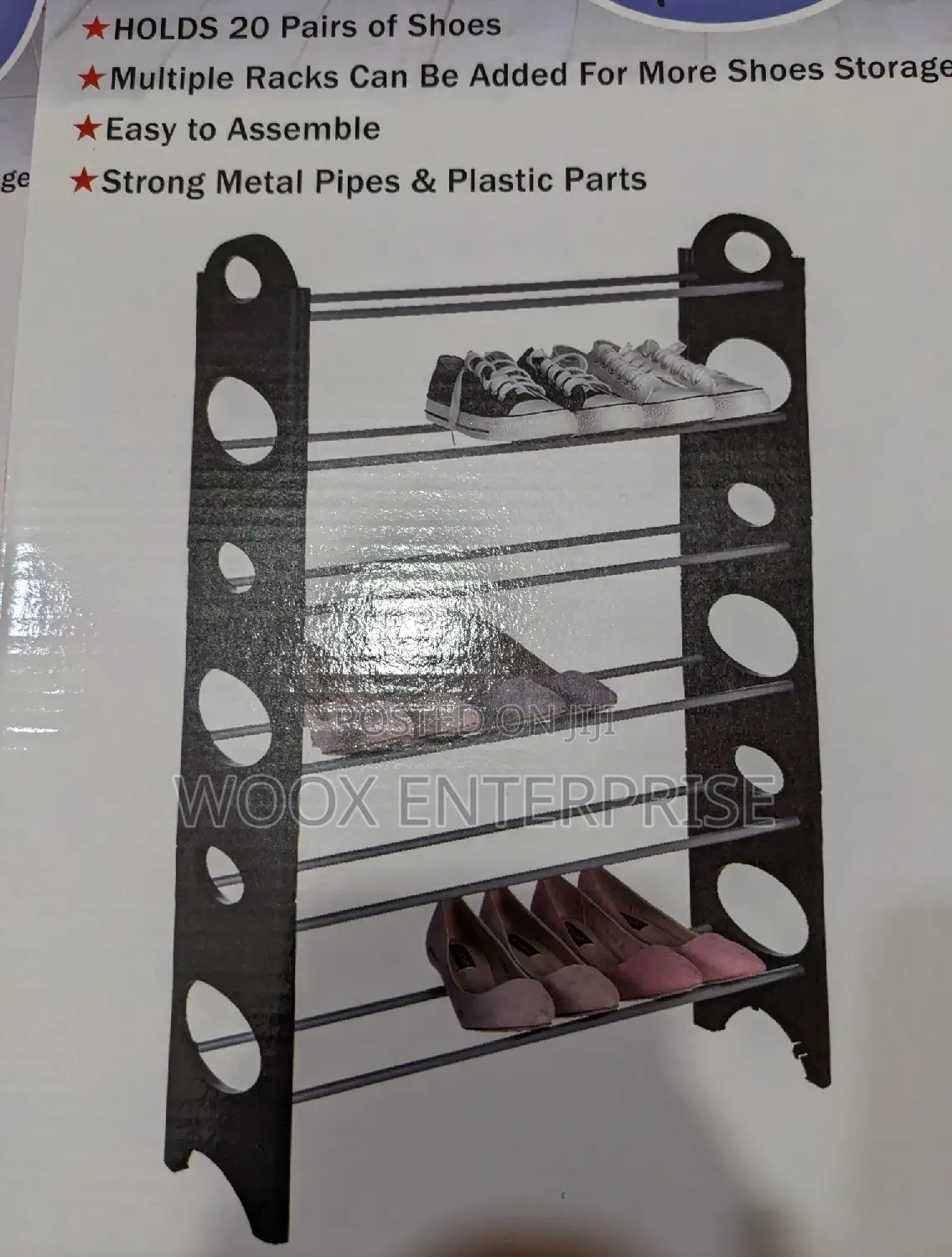 Classic Shoe Rack (6 Steps)