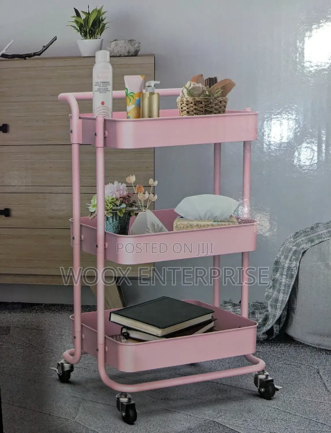 Trolley Storage Rack (3 Steps)