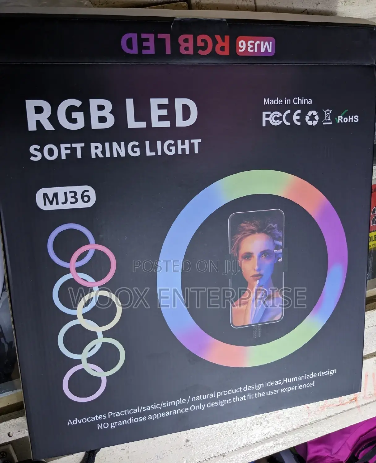 Selfie/Barber Ring Light With Stand (14 Inches)
