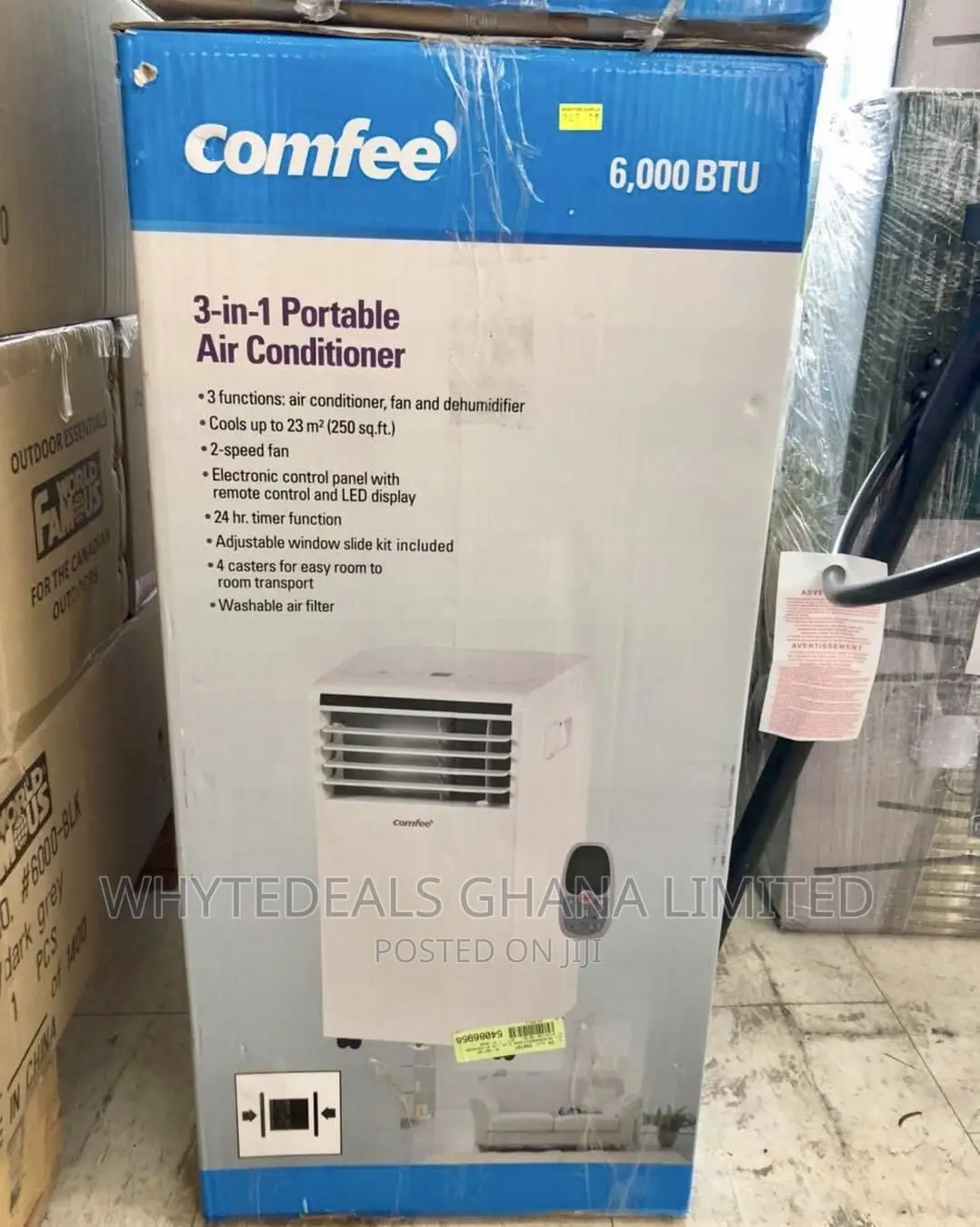 Comfee 3-in-1 Wi-fi SMART MOBILE Air-condition 6000BTU 2024