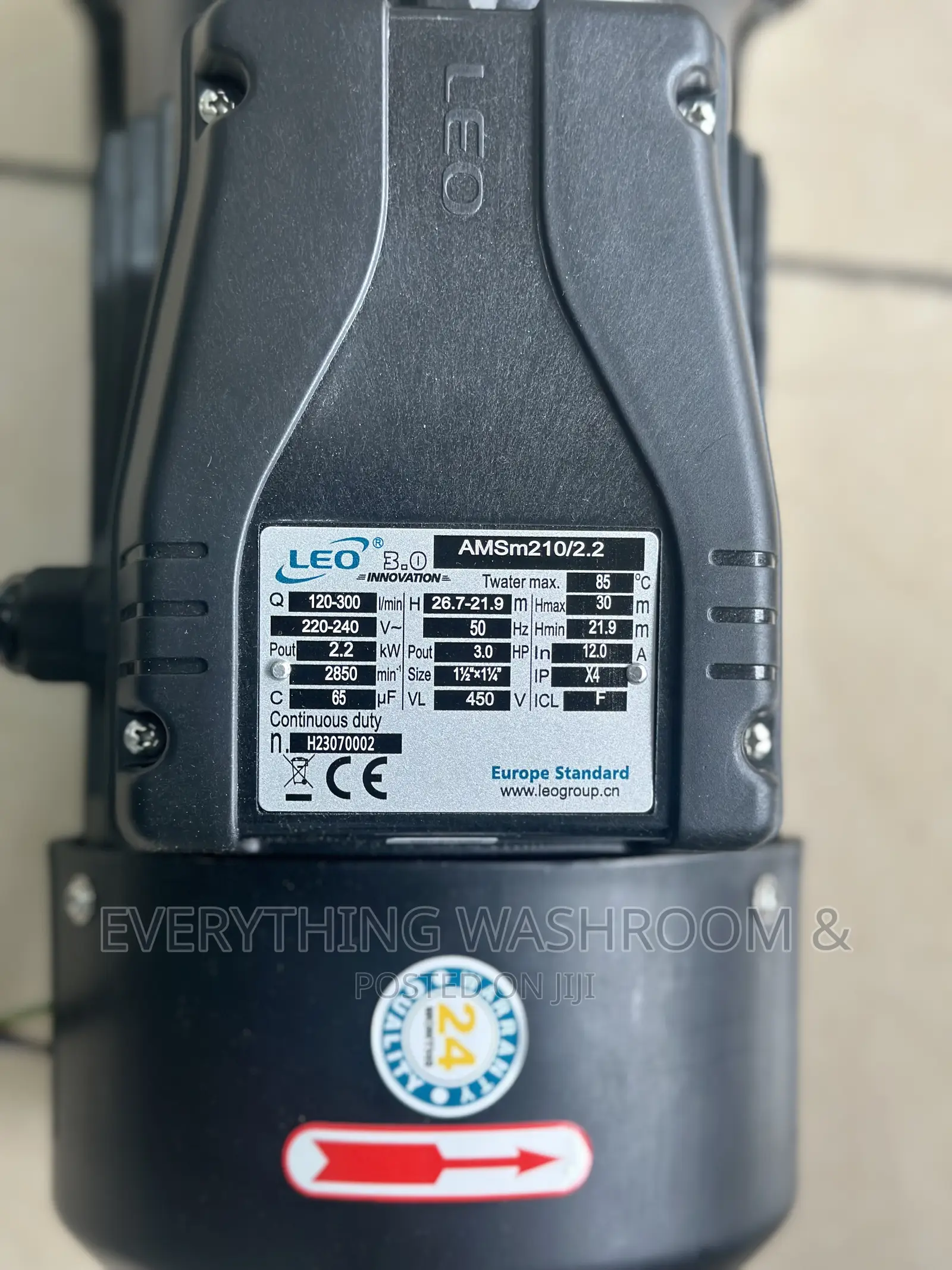 Leo Water Pump 3hp_stainless Pump Leo 3 Horsepower_surface