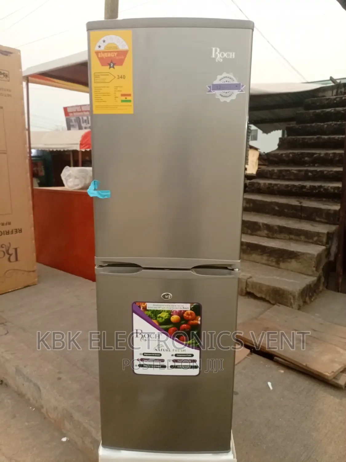 Roch Rfr160(140ltr) Double Door Refrigerator Freezer