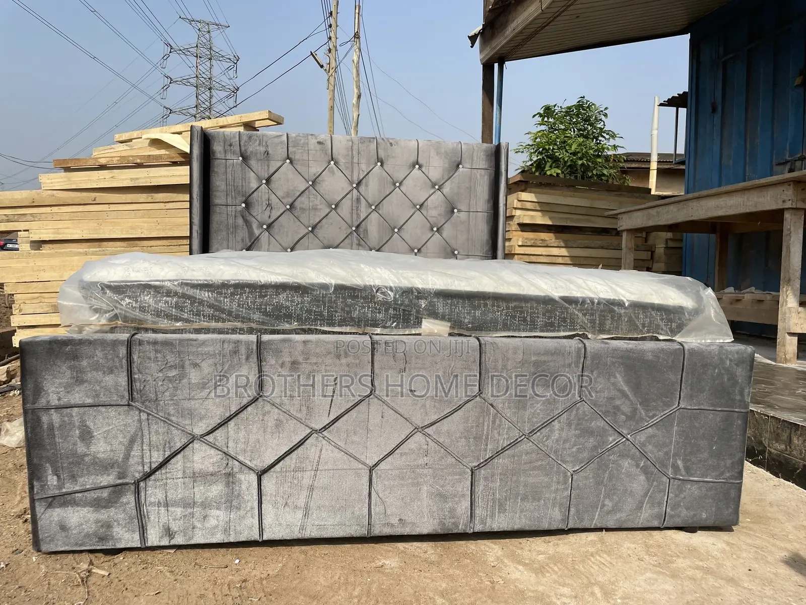 Foreign Double Size Bedframe 60x80 With Mattress