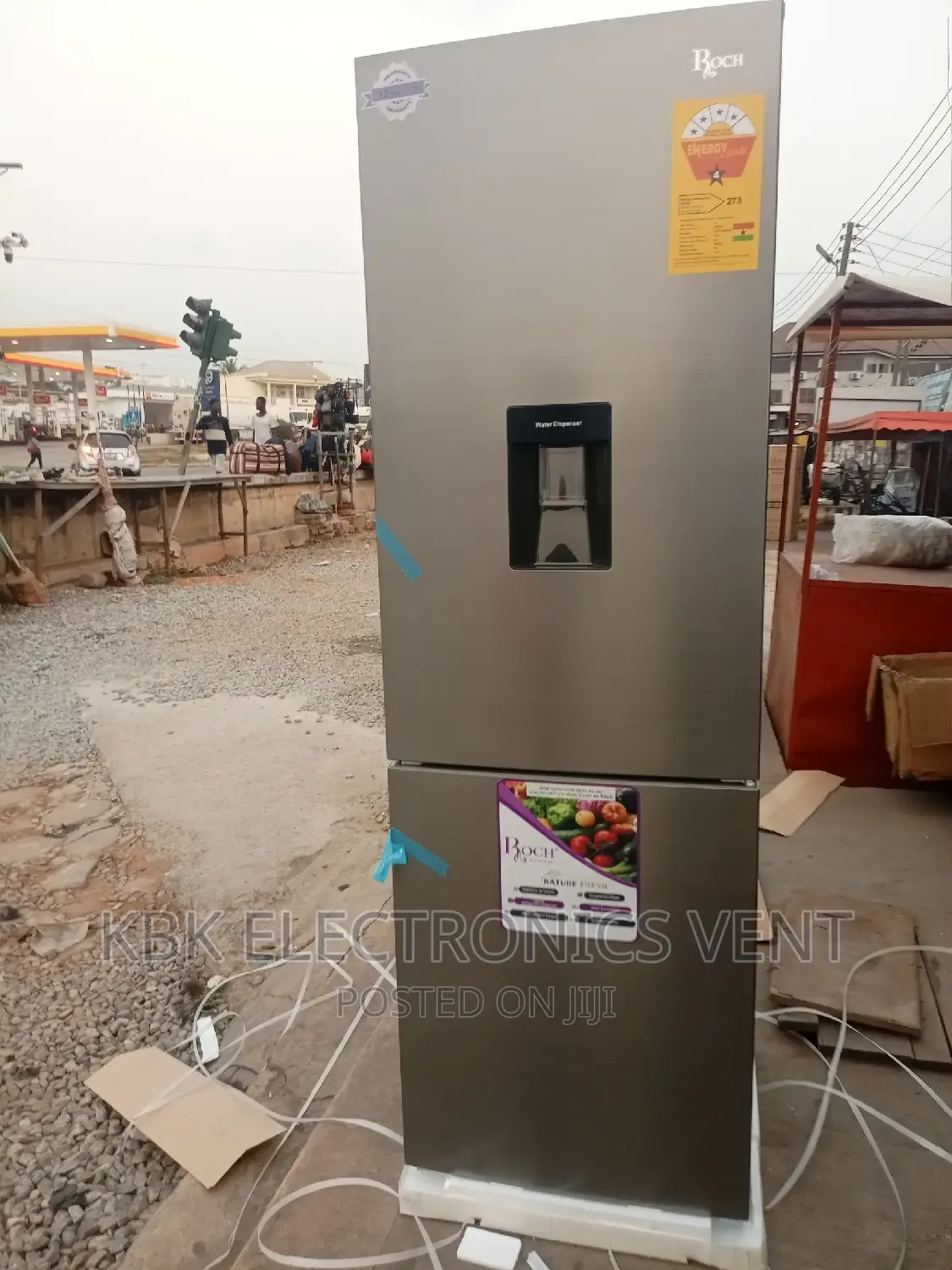 Roch Rfr360(310ltr) Double Door Refrigerator Water Dispenser