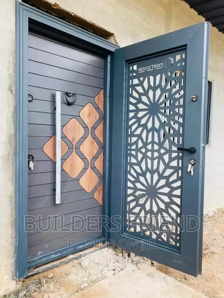 Classy Heavy Single Turkish Burglarproof Security Door+Net