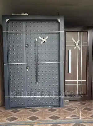 Executive Full Metal Heavy One Half Security Door Complete