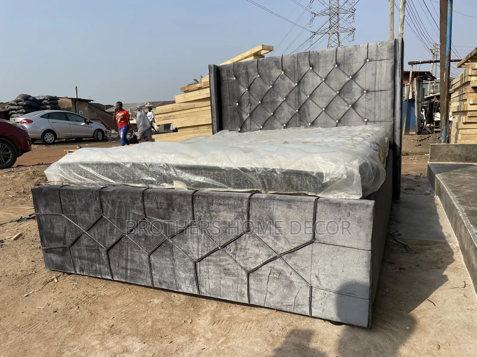 Foreign Double Bedframe