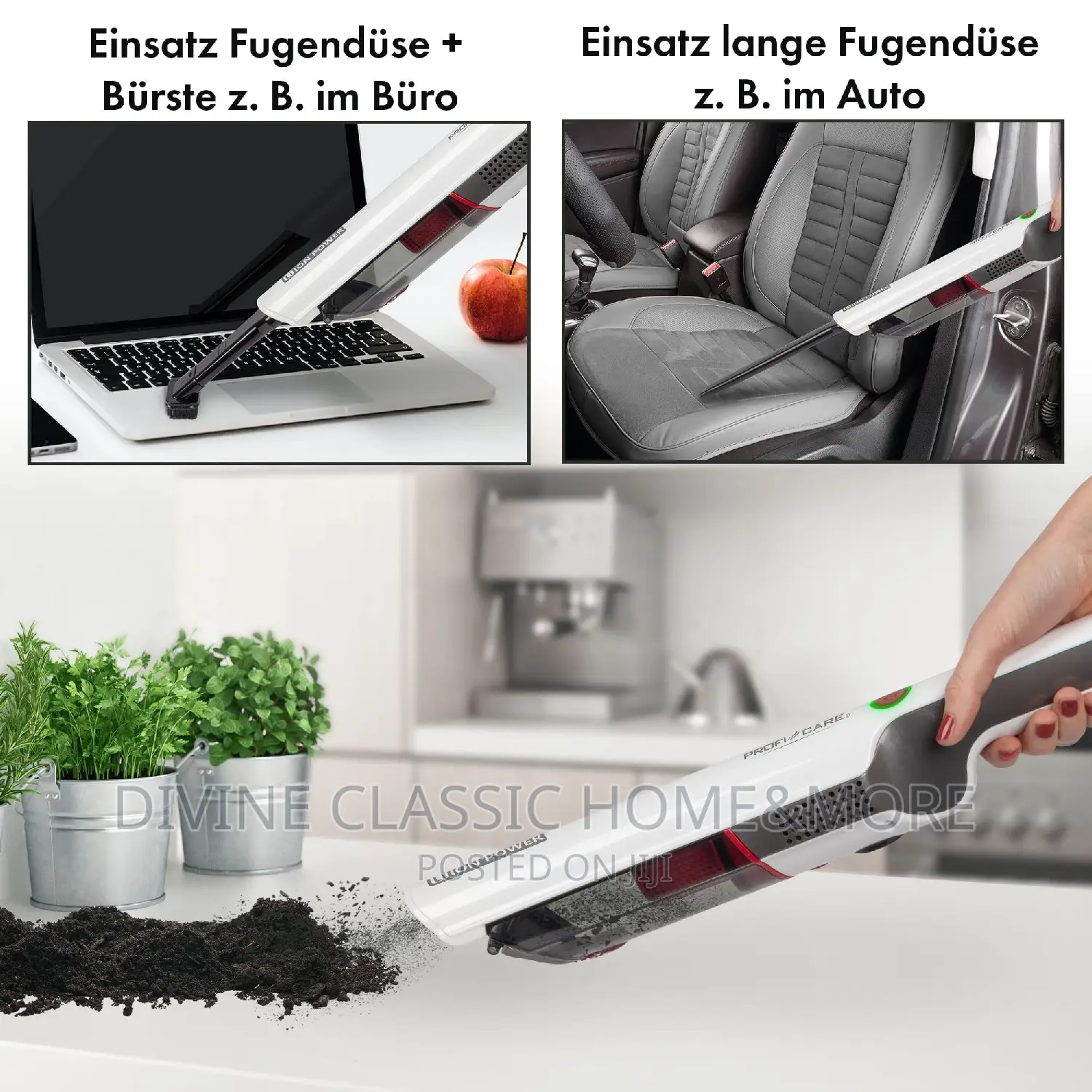 Proficare Cordless Handheld Vacuum Cleaner