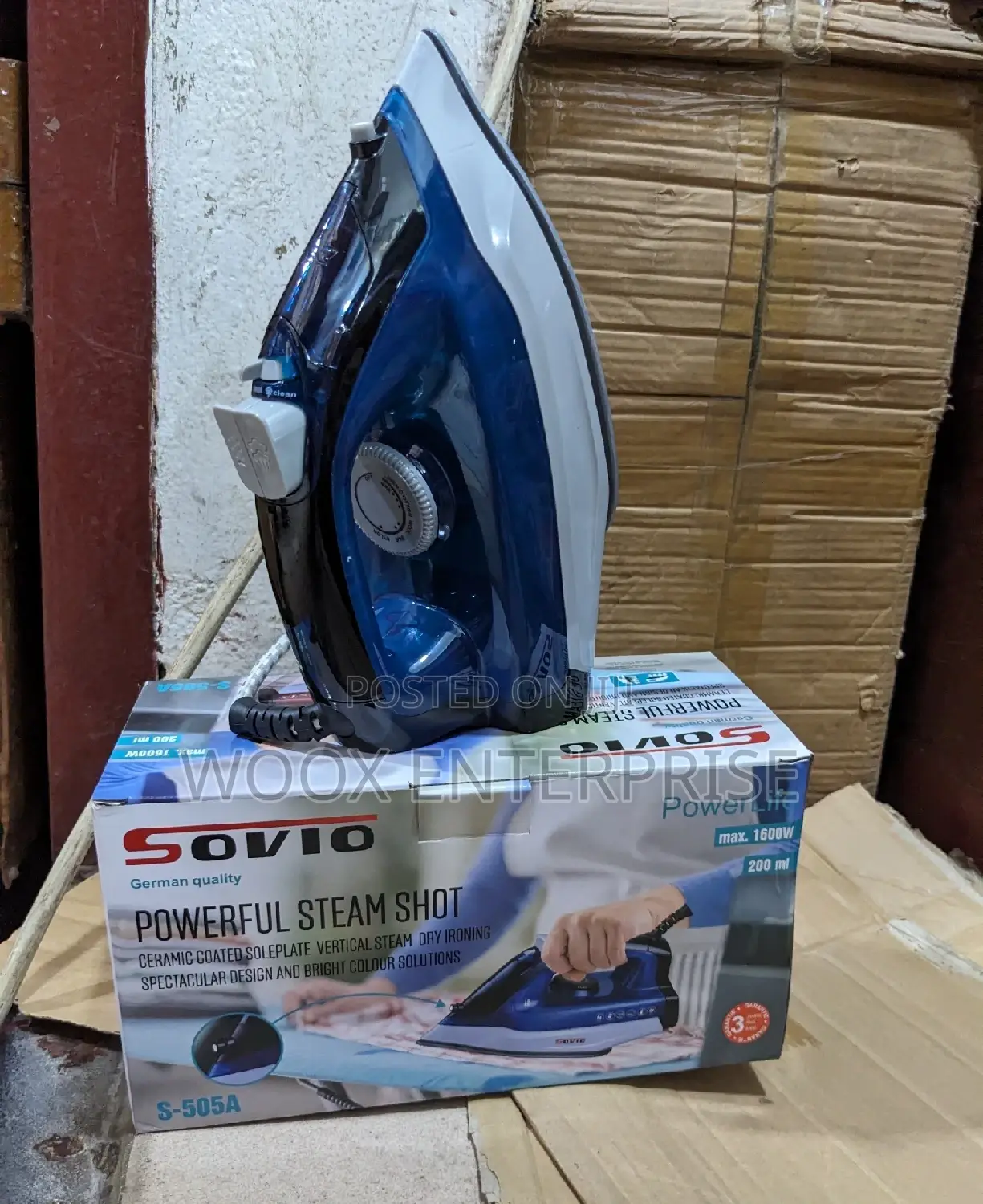Sovio Steam Iron (S-505a)