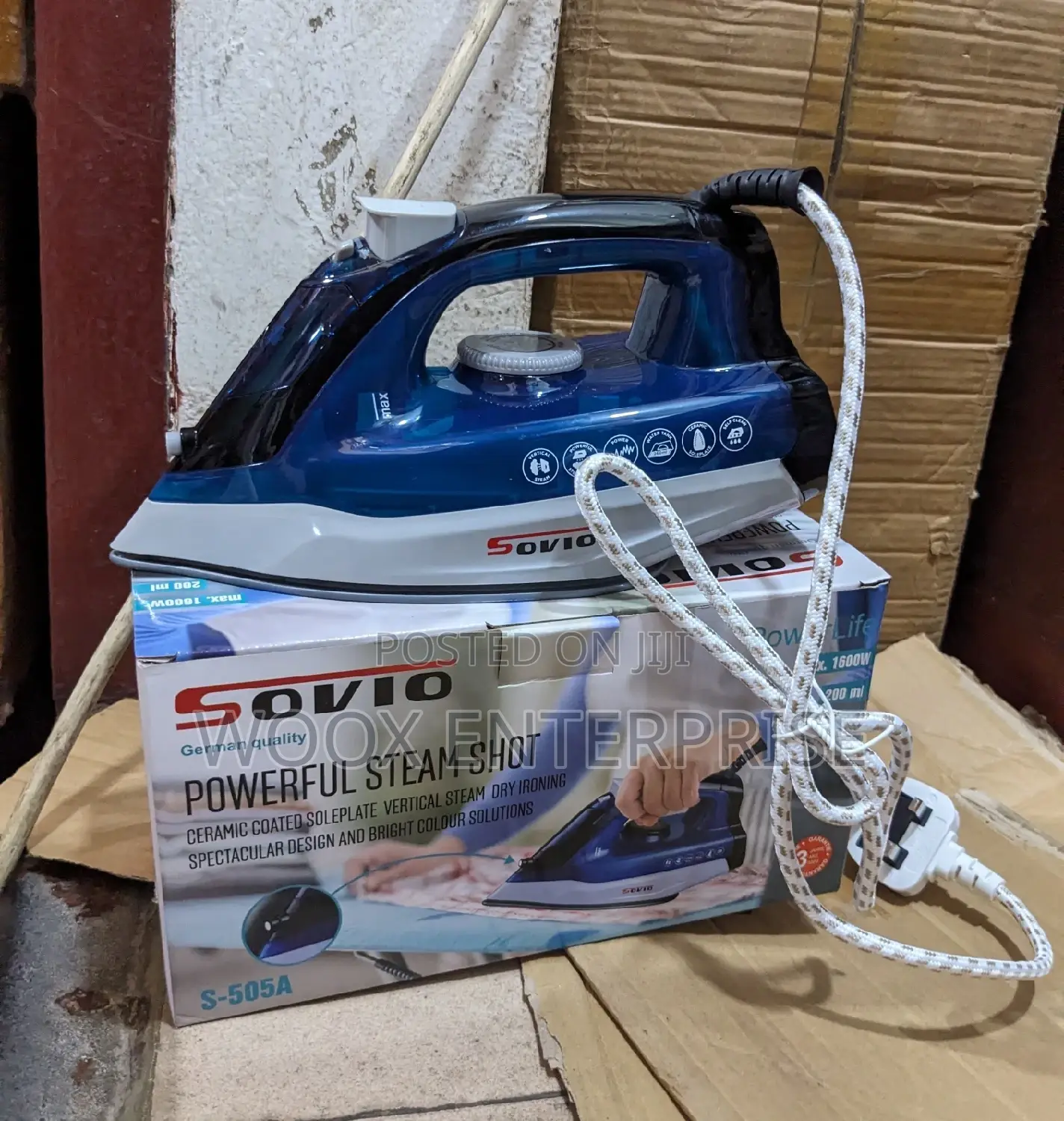 Sovio Steam Iron (S-505a)