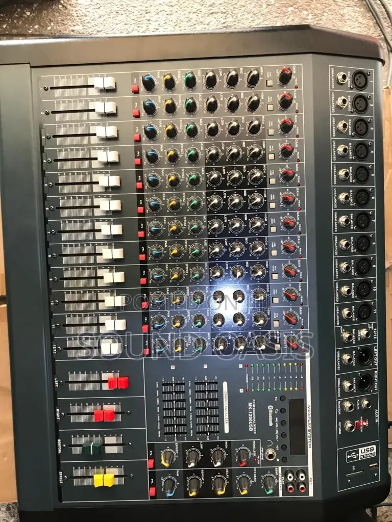 Yamaha MK-1200USB-BT 12-Channel Powered Mixing Console