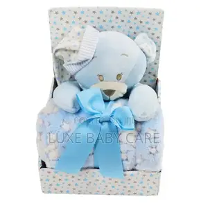 Baby Blanket and Teddy Bear, Swaddle With Adorable Teddy