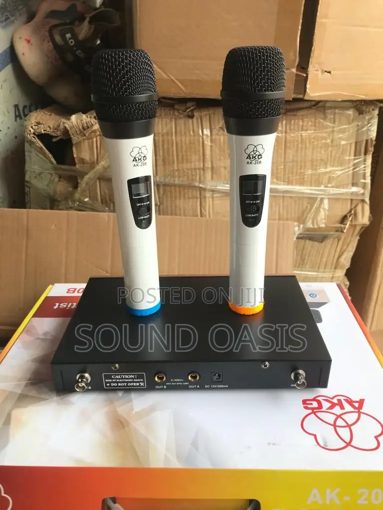 Akg Ak-20b Portable Uhf Wireless Microphone