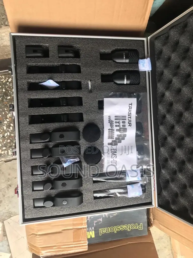 Takstar Drum Microphone Kit, 7- Piece Microphone