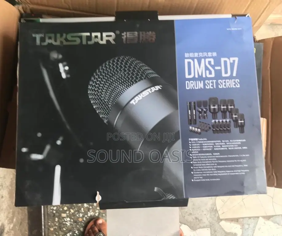 Takstar Drum Microphone Kit, 7- Piece Microphone
