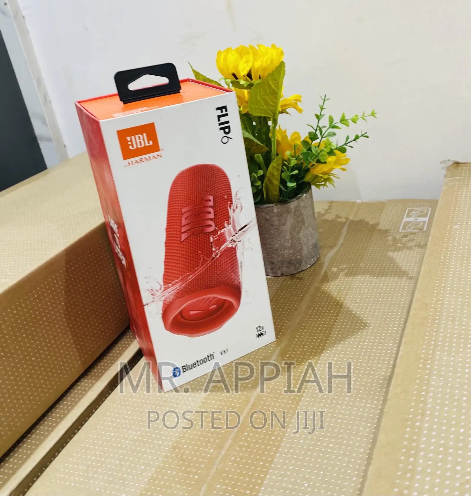Shop Affordable JBL Flip 6(Red)Portable Bluetooth Speaker.