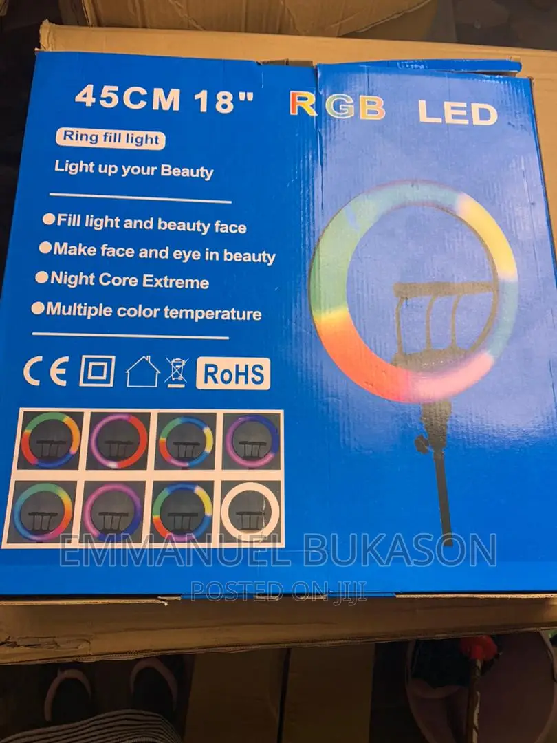 18inch RGB Ringlight With Bag and Stand