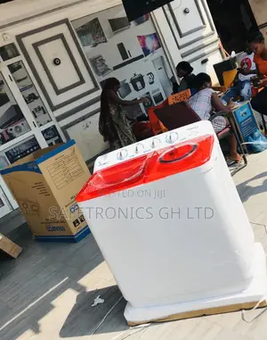 White/Red Nasco Washingmachine Topload Semiautomatic 11kg
