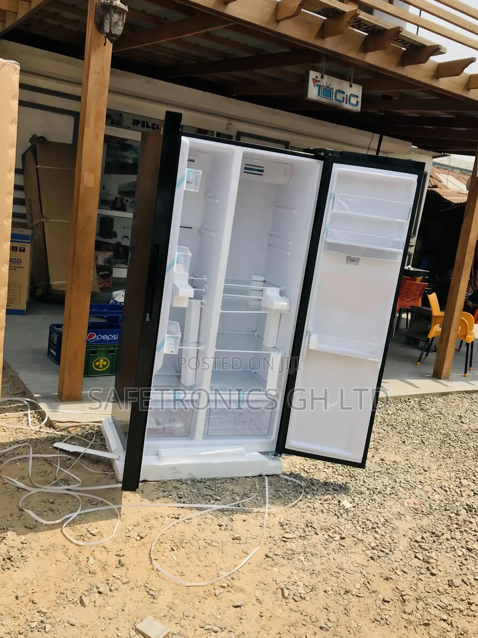 Nasco 2 Doors Side by Side 502 Liters Black Nassb2-64s
