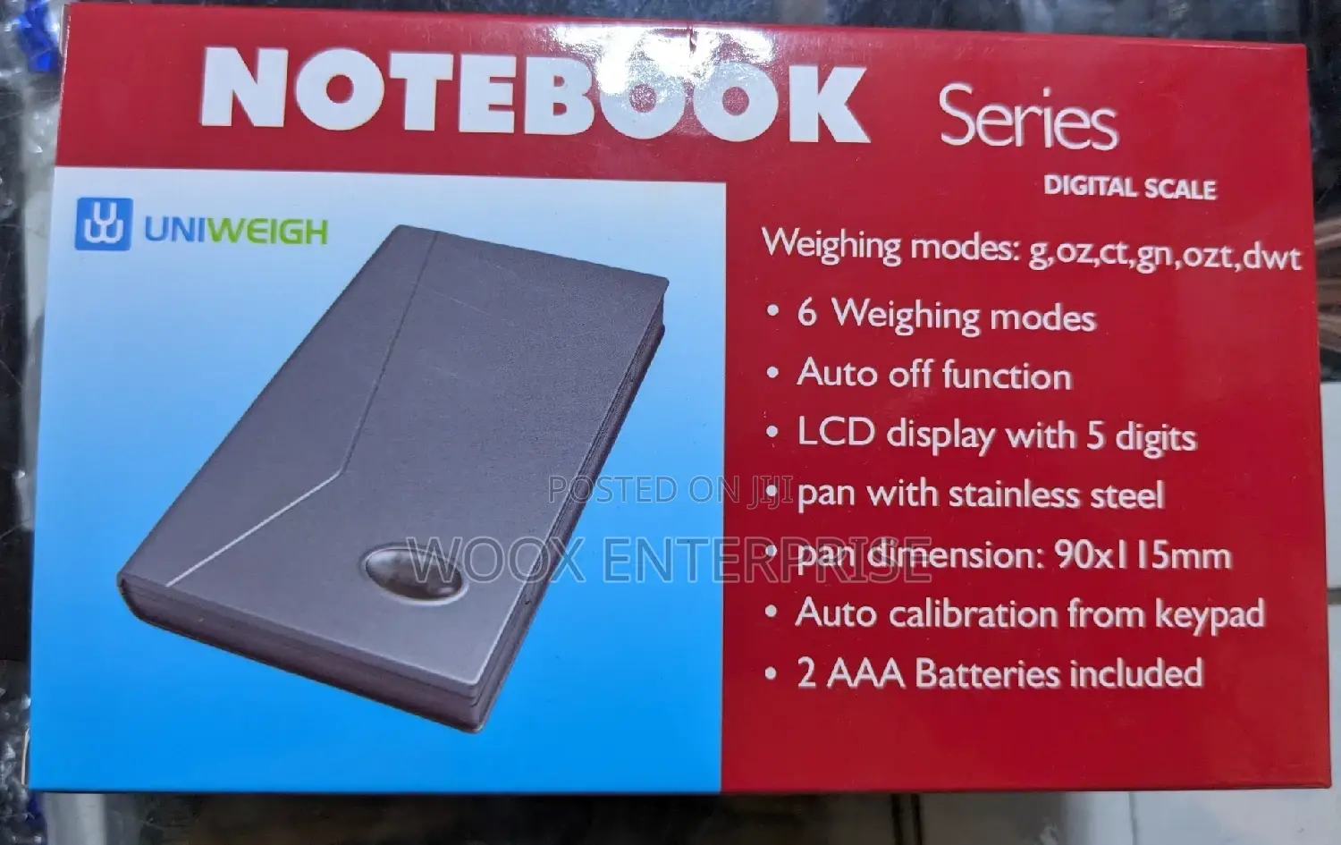 Notebook Digital Scale
