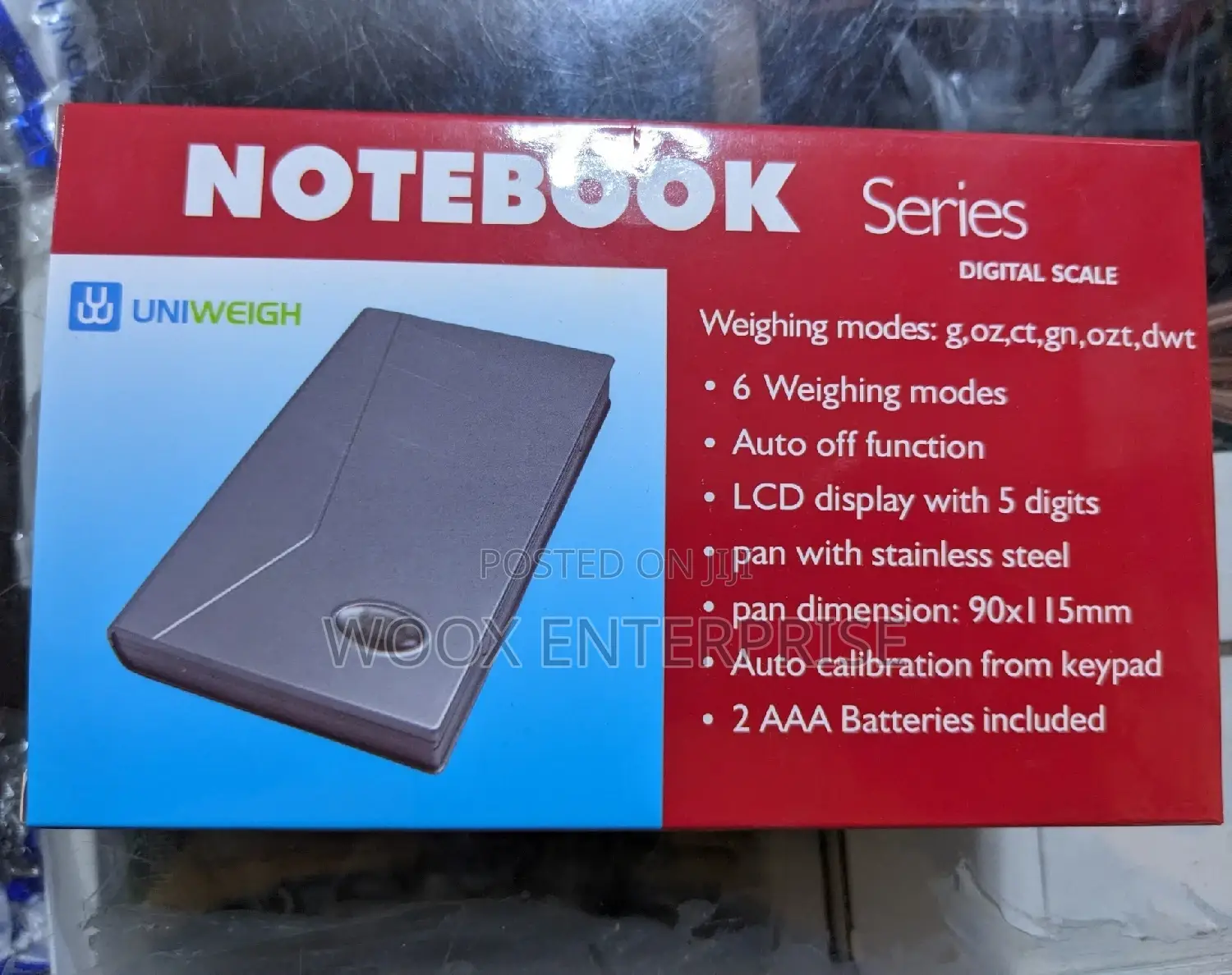 Notebook Digital Scale