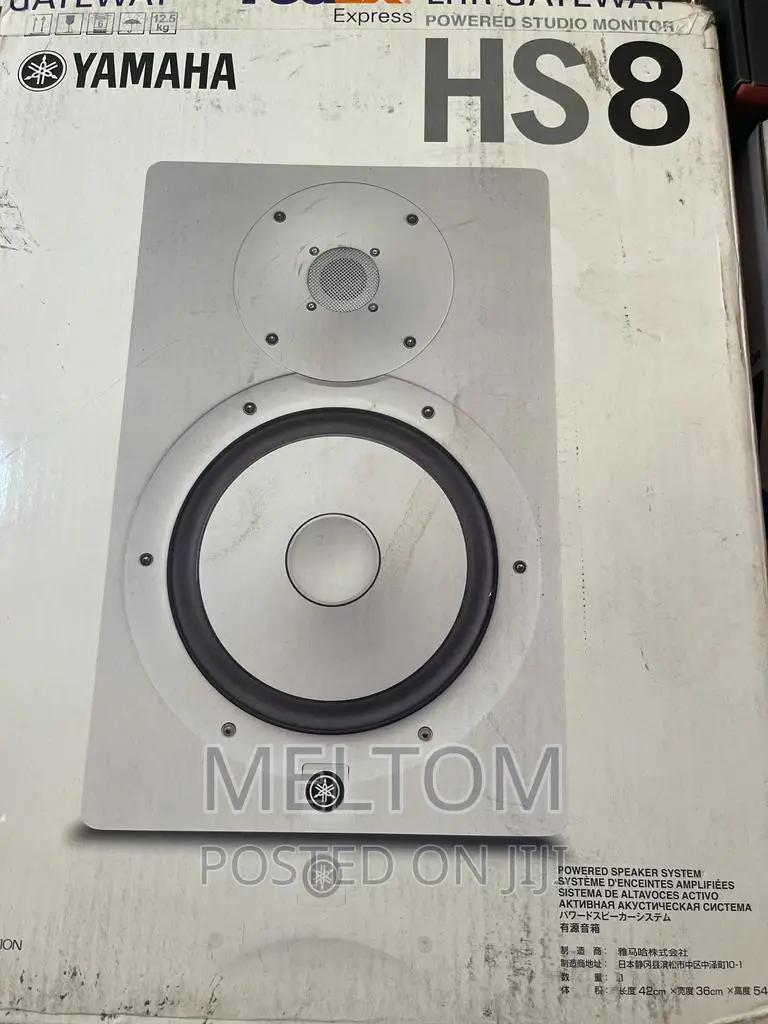 Yamaha Hs8 8inches Powdered Studio Monitor