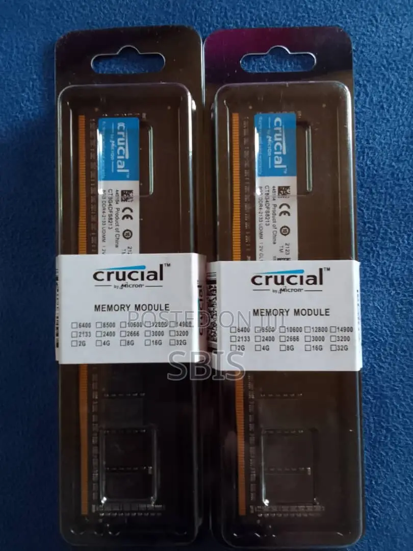Ddr4 Crucial Desktop Ram 16gb