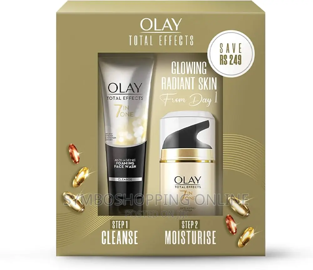 Olay Total Effects Giftpack - Day Cream 50g + Cleanser 100g