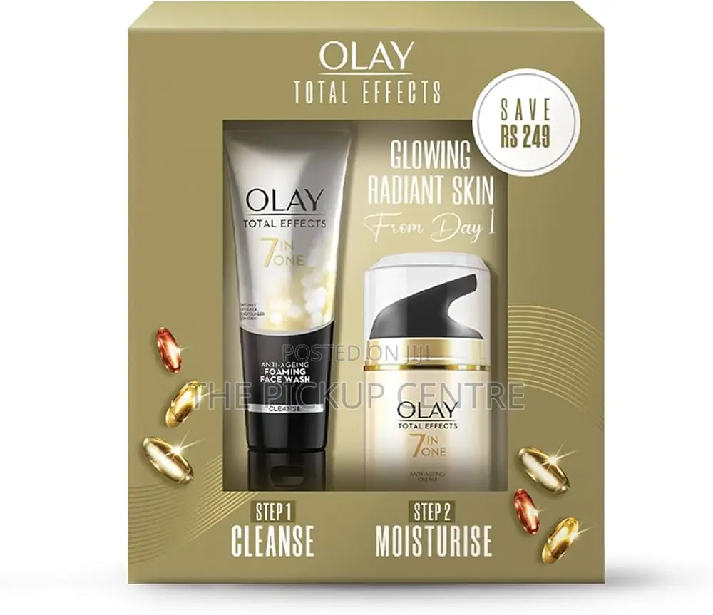 Olay Total Effects Giftpack - Day Cream 50g + Cleanser 100g
