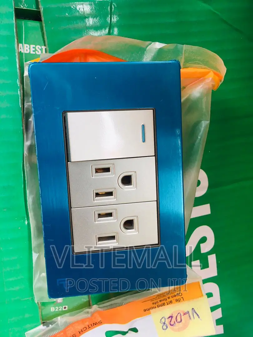LP - 110 Double Socket With Switch