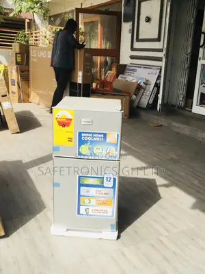 Gray Nasf2-120 Nasco Topfreezer Doubledoor Fridge