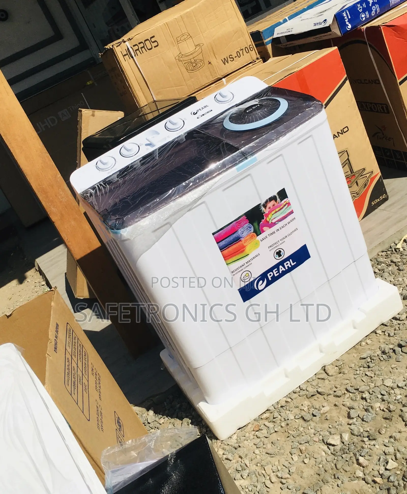 Affordable Pearl Topload 12kg Semiautomatic Washingmachine
