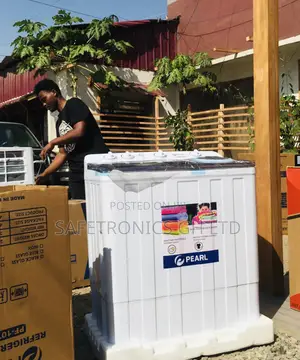 Semiautomatic Topload 12kg Washingmachine Pearl Twintub