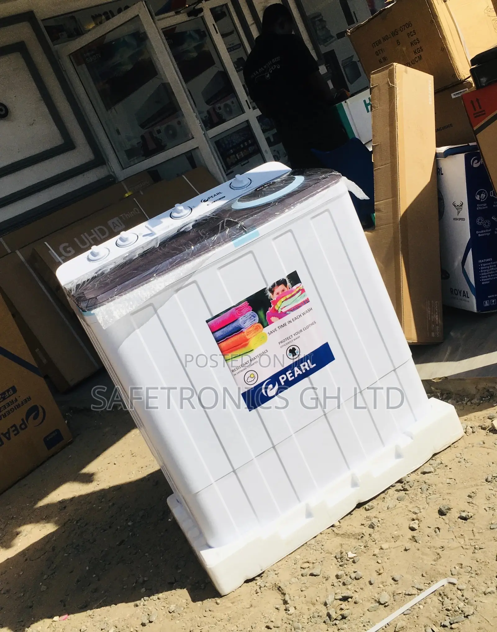Semiautomatic Topload Pearl 12kg Reliable Washingmachine