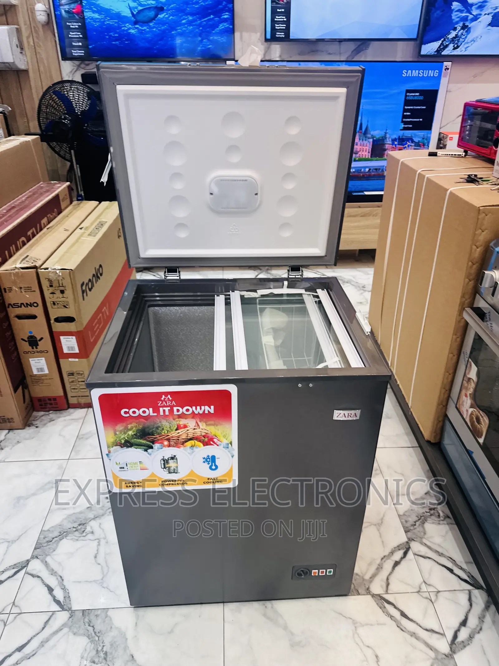 Grab Your Favorite  Chest Freezer Single Door Zara 144L