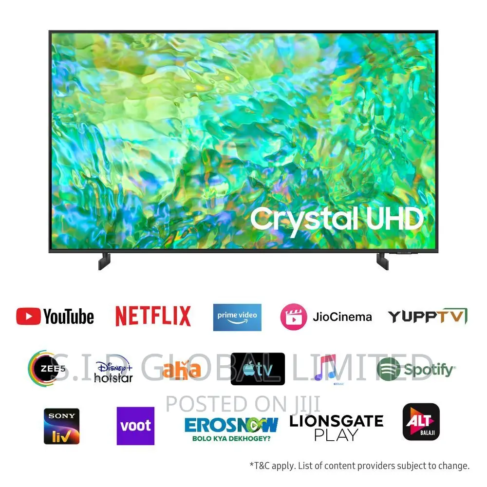 55" Crystal Uhd Samsung Smart TV