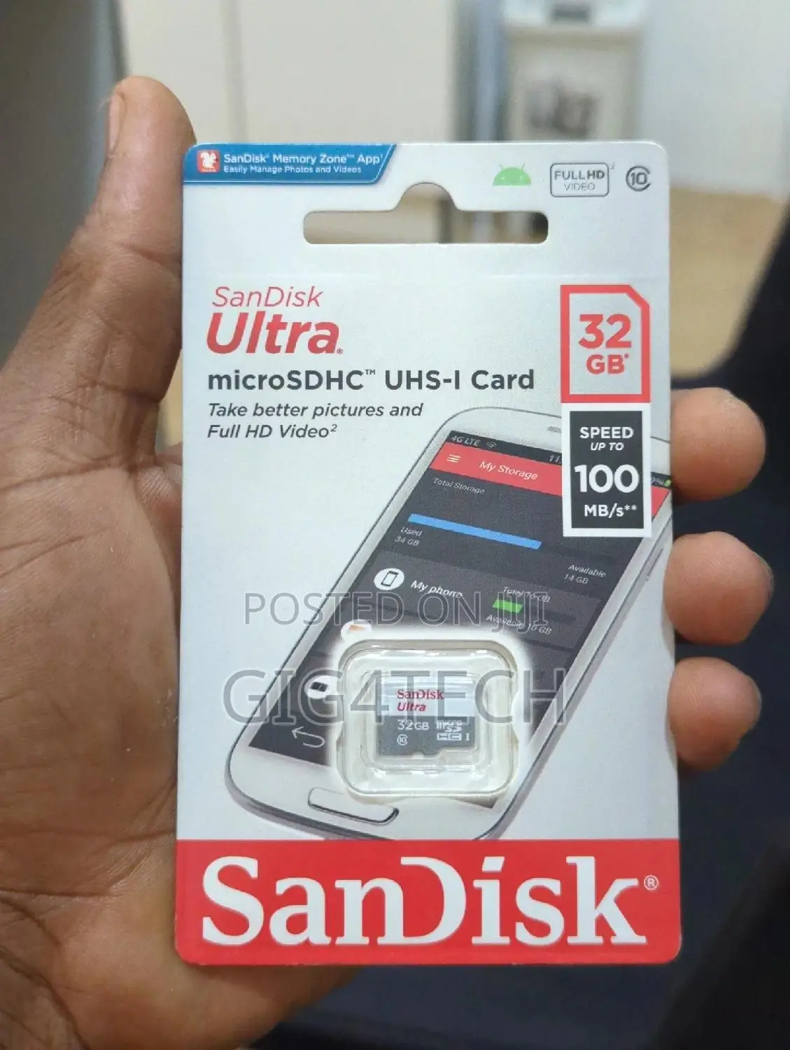 Sandisk Ultra 32GB Micro SD Card