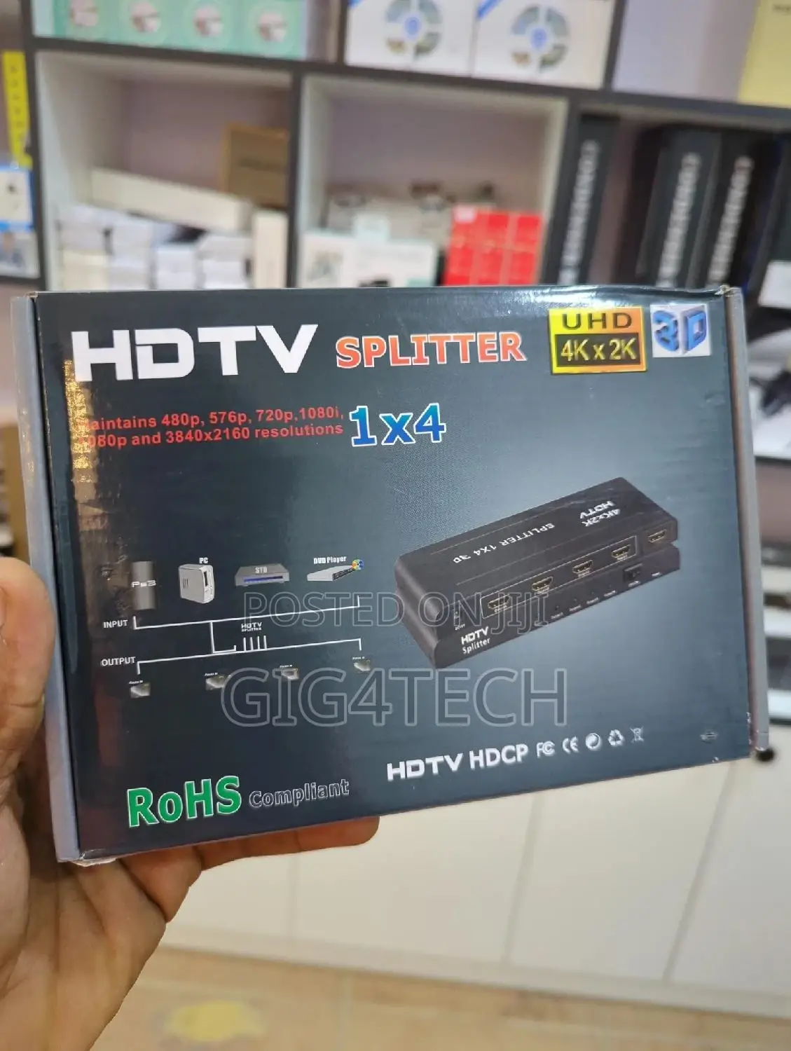HDTV 1×4 Channel Hdmi Splitter