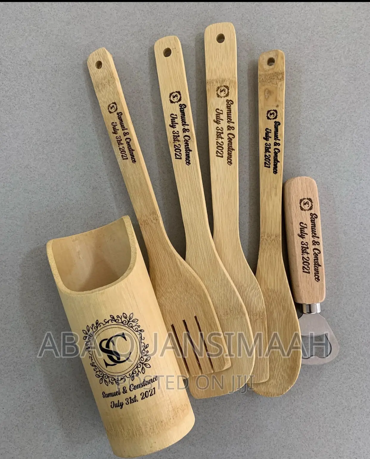 Customized Magic Mug,Bottles,Kitchen Spoons and a Glass Cup