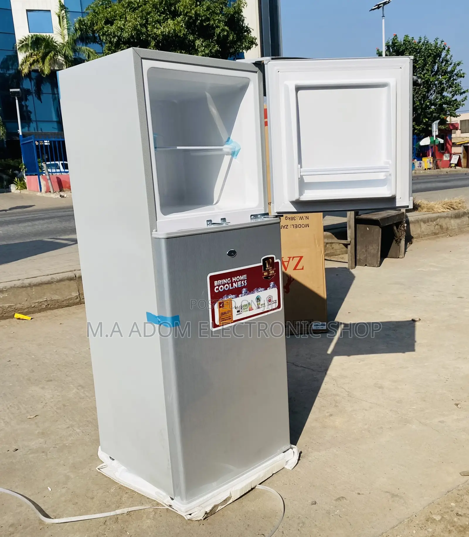 Well Design Zara 22TM Double Door Refrigerator.