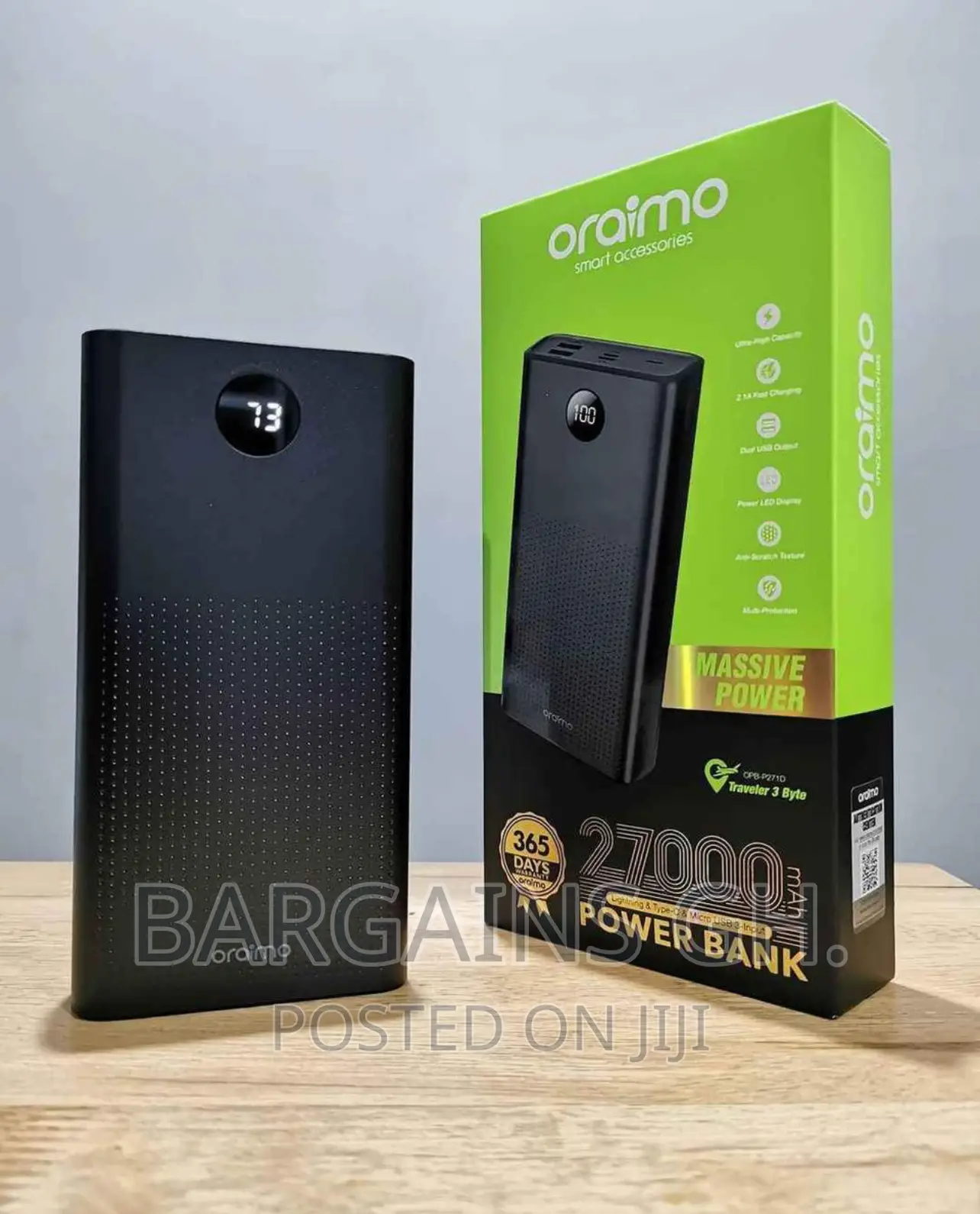 Oraimo 27000mah Traveler 3 Byte Power Bank