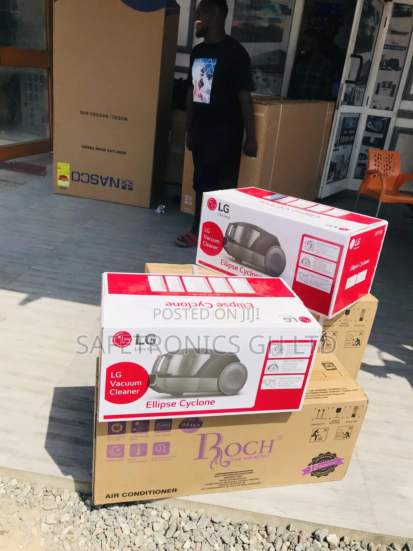 Reliable Electric LG 20 Liters Vacuum Cleaner Black/Red