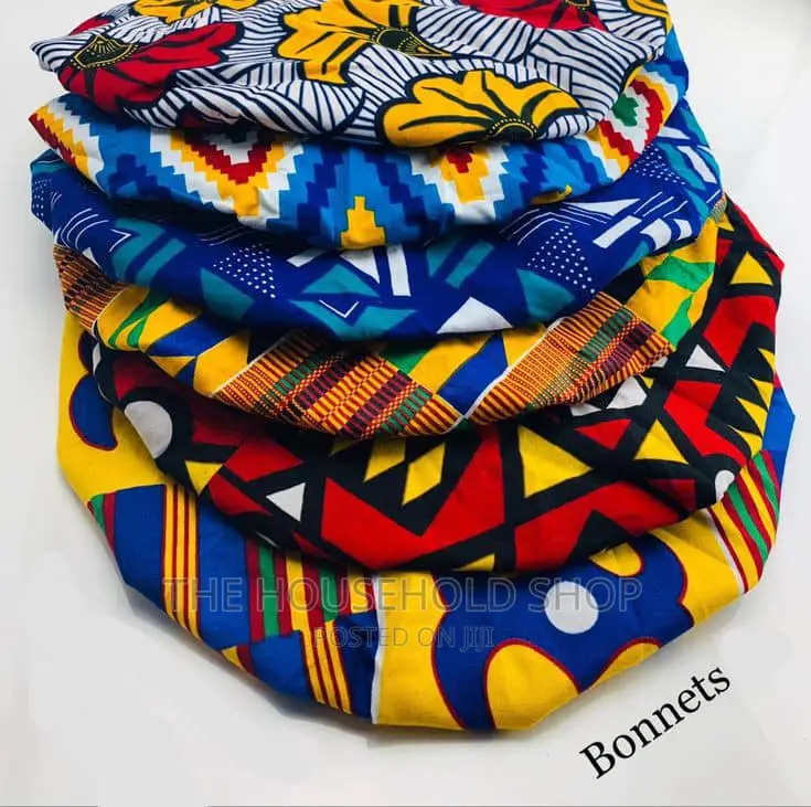 Ntoma/African Print Reversible Satin Bonnet (Hair Cap)