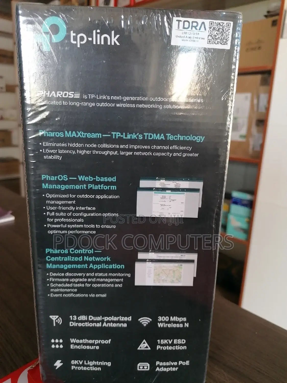 Tp-link Pharos 300mbps Outdoor Cpe(Cpe510)