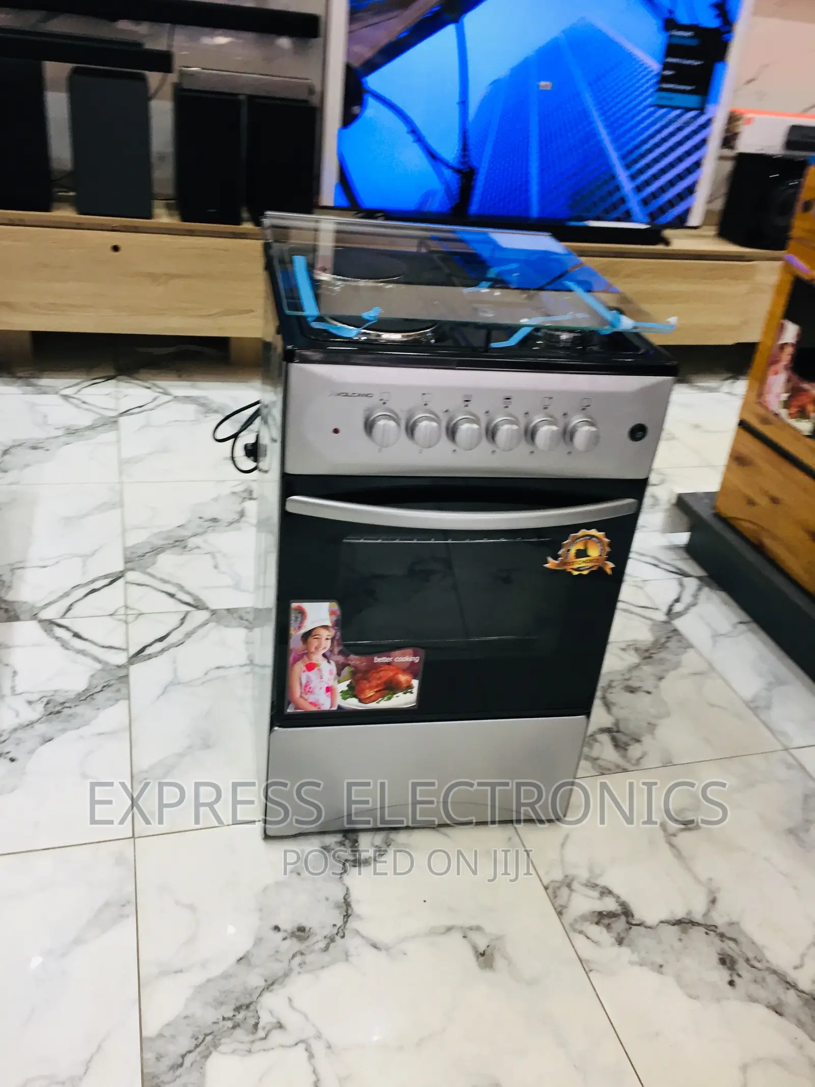Volcano 50/50 Gas Electric Cooker Oven Stove 2-2